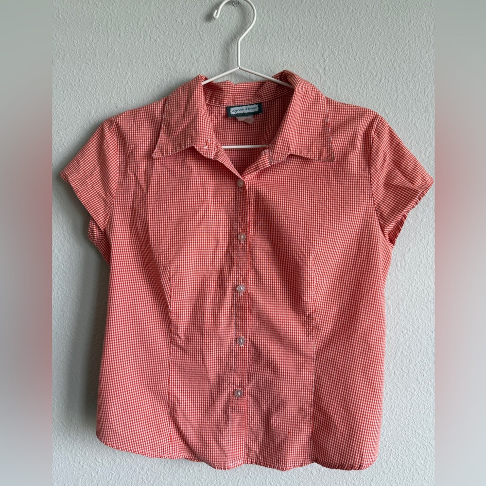Vintage checkered top